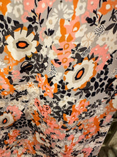 Load image into Gallery viewer, Orange Black and Gray Patterned Dress
