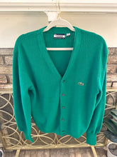 Load image into Gallery viewer, Vintage IZOD Lacoste cardigan
