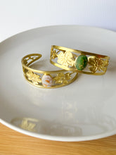 Load image into Gallery viewer, Large Gold Antique Cuff Bracelets
