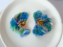 Load image into Gallery viewer, Half Flower MONET Studs
